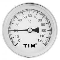 Термометр 120 C° 63 мм гильза 50 мм TIM